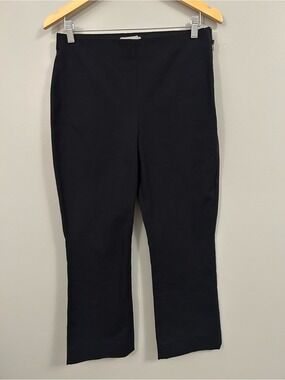 Everlane Black Cropped Straight-Leg Pants Size 10